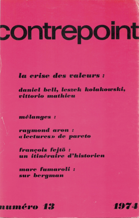 Contrepoint n°13 1974
